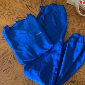 Royal Blue Jaanuu Scrub set